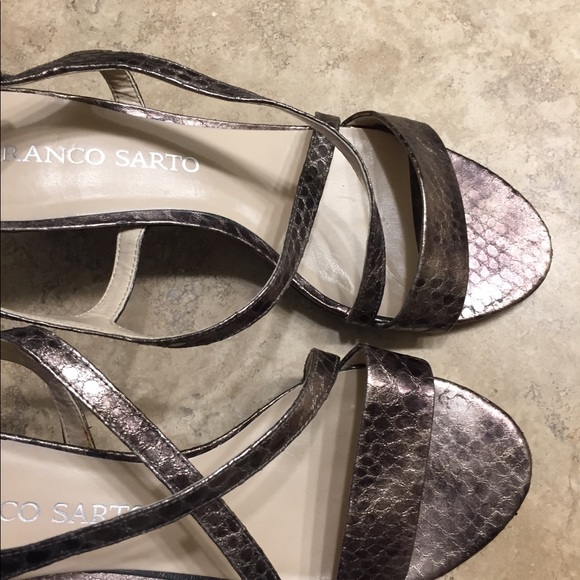 Franco Sarto Metallic Sandals - Picture 6 of 6